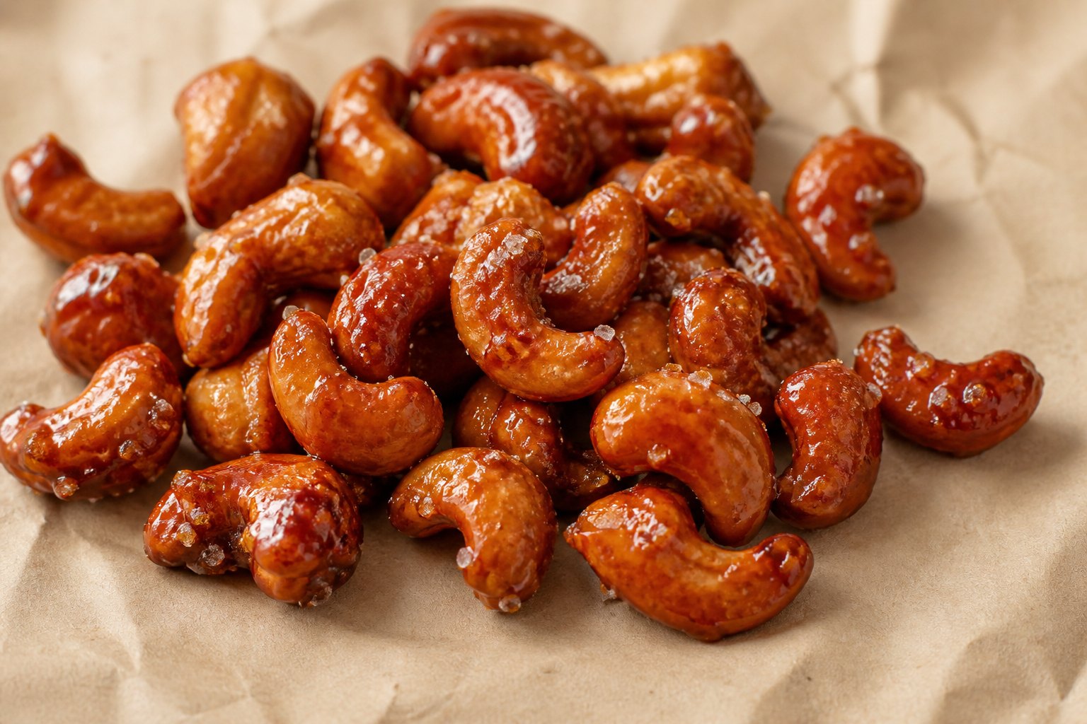 Praline de noix de cajou à la fleur de sel